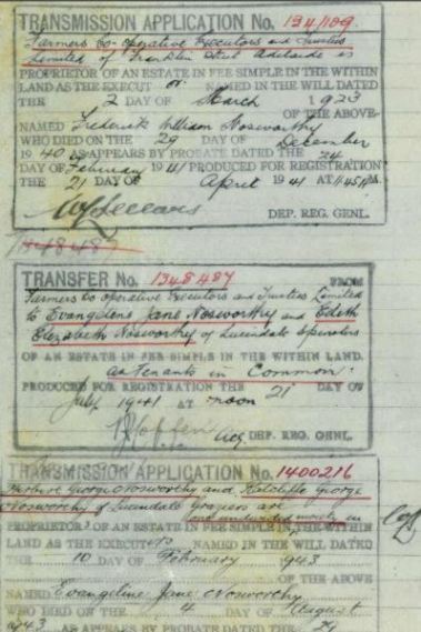 land transfers Frederick