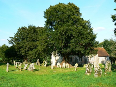 Chrch yard of St mary the Virgin Vernham Dean