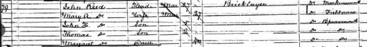 john reed 1851 census