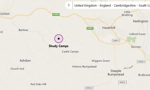 shudy camp map