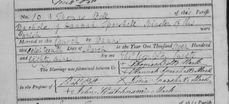 thomas bell marriage